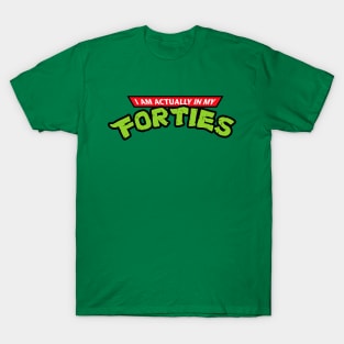 TMNT Logo Forties Parody T-Shirt